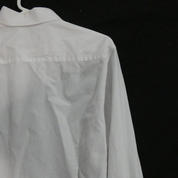 MATINIQUE | size 19/40 - medium | White Button-Up Dress Shirt | No Pockets - Picture 10 of 14